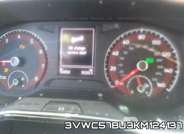 3VWC57BU3KM124137 фото 8