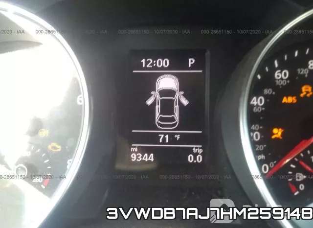 3VWDB7AJ7HM259148 фото 8