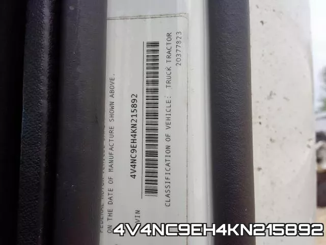 4V4NC9EH4KN215892 фото 2