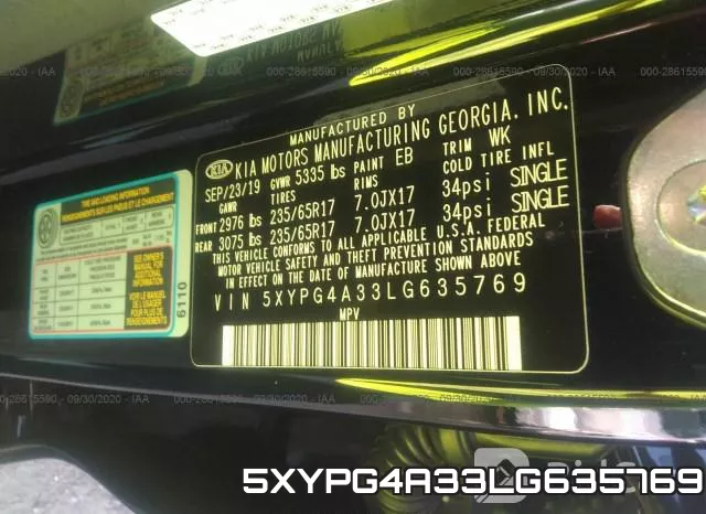5XYPG4A33LG635769 фото 9