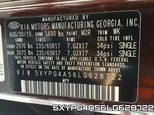 5XYPG4A56LG628722 фото 2