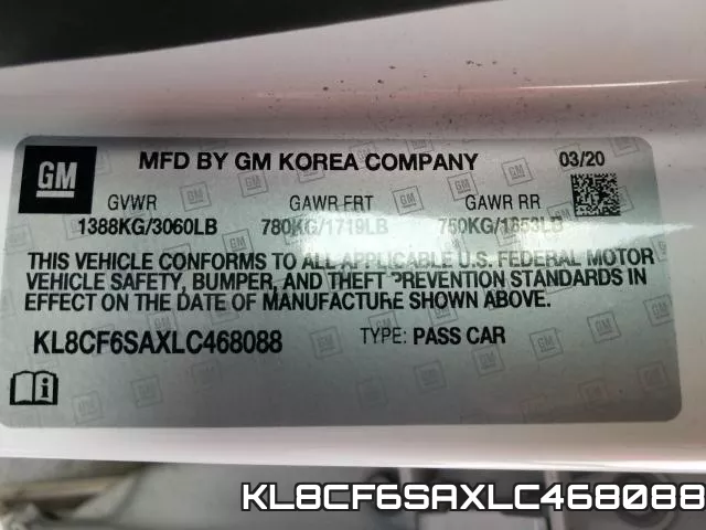 KL8CF6SAXLC468088 фото 2