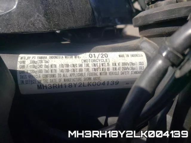 MH3RH18Y2LK004139 фото 2