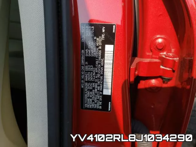 YV4102RL8J1034290 фото 2
