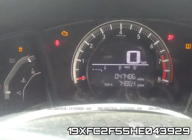 19XFC2F55HE043929 фото 7