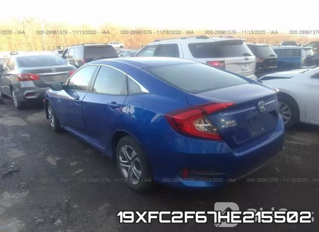 19XFC2F67HE215502 фото 4