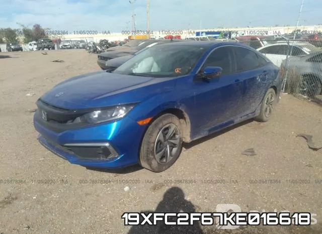 19XFC2F67KE016618 фото 3