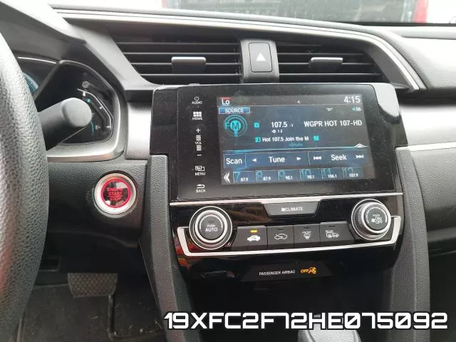 19XFC2F72HE075092 фото 9