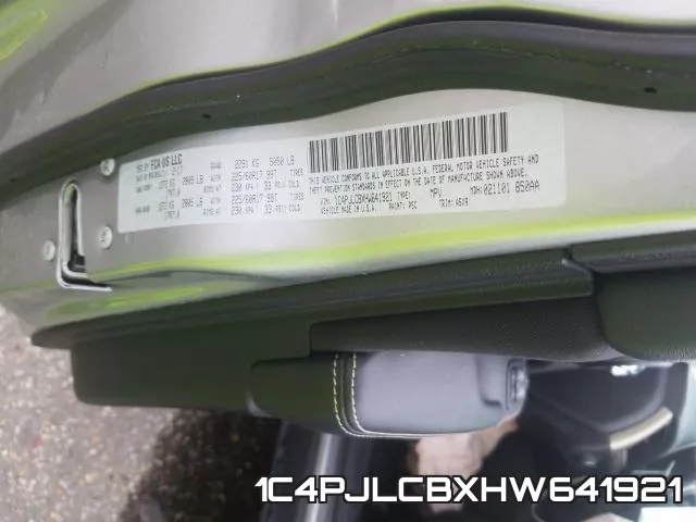 1C4PJLCBXHW641921 фото 2
