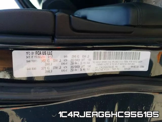 1C4RJEAG6HC956185 фото 2