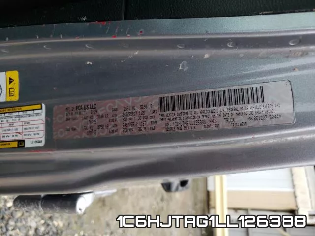 1C6HJTAG1LL126388 фото 2