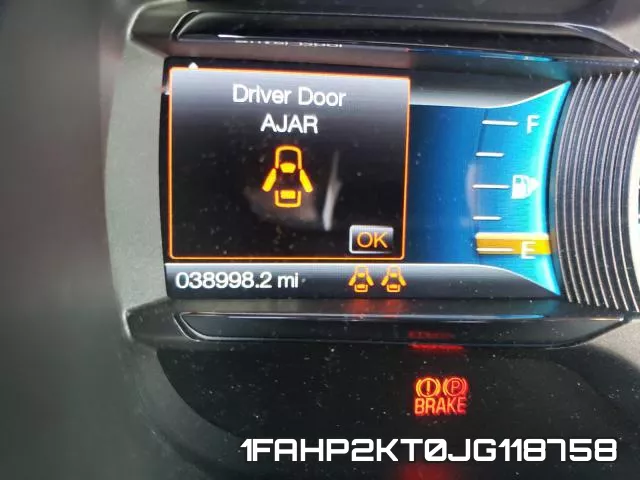 1FAHP2KT0JG118758 фото 9