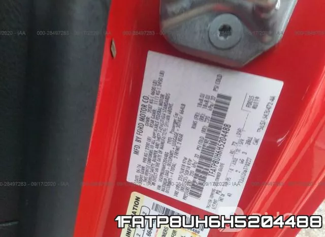 1FATP8UH6H5204488 фото 10