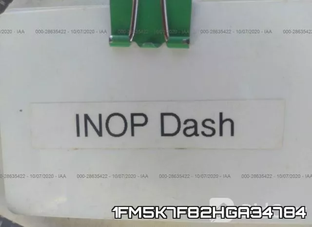 1FM5K7F82HGA34784 фото 8