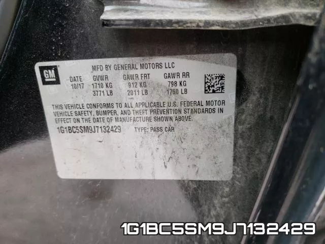 1G1BC5SM9J7132429 фото 2