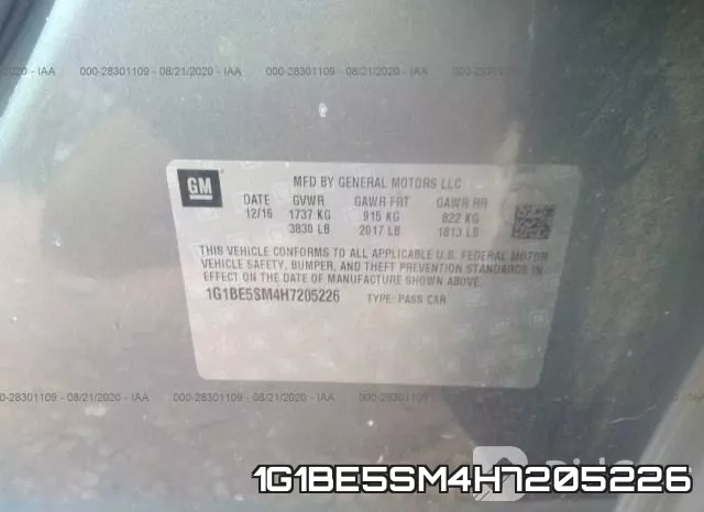 1G1BE5SM4H7205226 фото 10