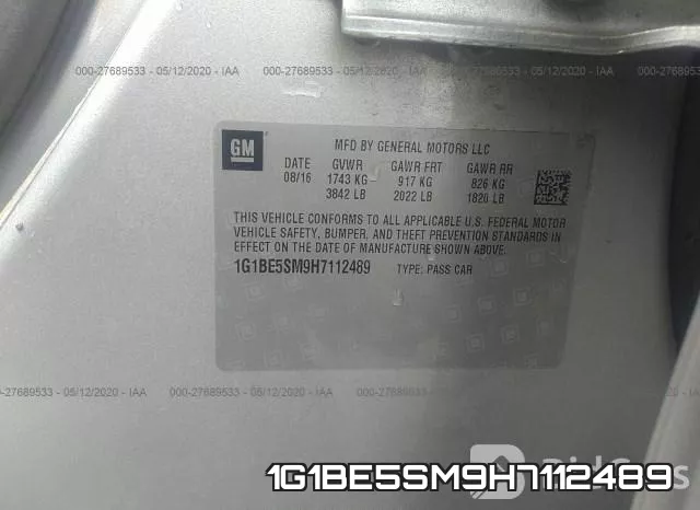 1G1BE5SM9H7112489 фото 10