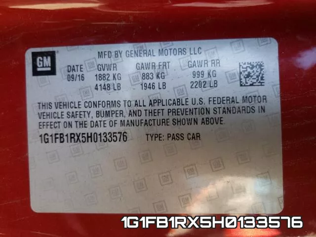 1G1FB1RX5H0133576 фото 2
