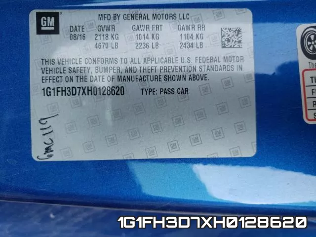 1G1FH3D7XH0128620 фото 2