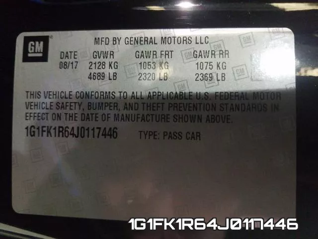 1G1FK1R64J0117446 фото 2