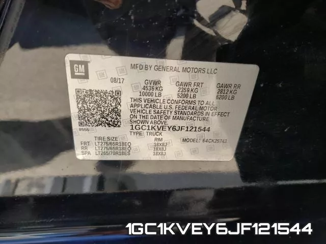 1GC1KVEY6JF121544 фото 2