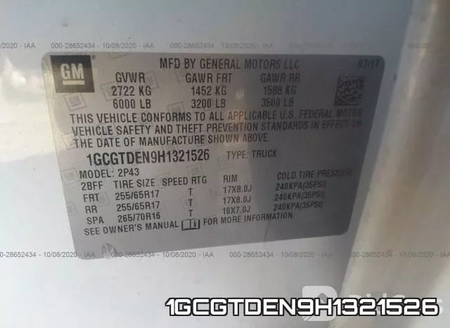1GCGTDEN9H1321526 фото 10