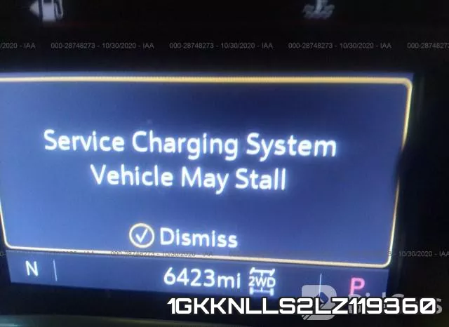 1GKKNLLS2LZ119360 фото 8