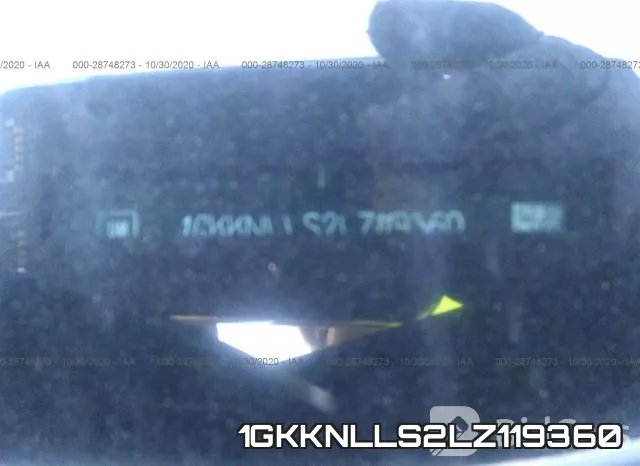 1GKKNLLS2LZ119360 фото 10