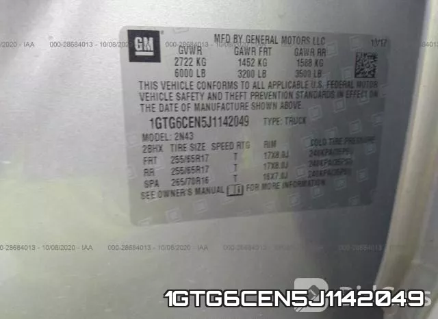1GTG6CEN5J1142049 фото 9
