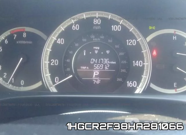 1HGCR2F38HA281066 фото 8