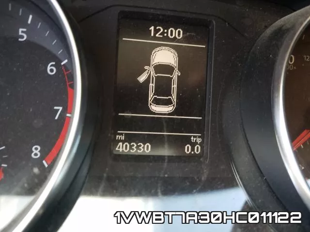 1VWBT7A30HC011122 фото 9
