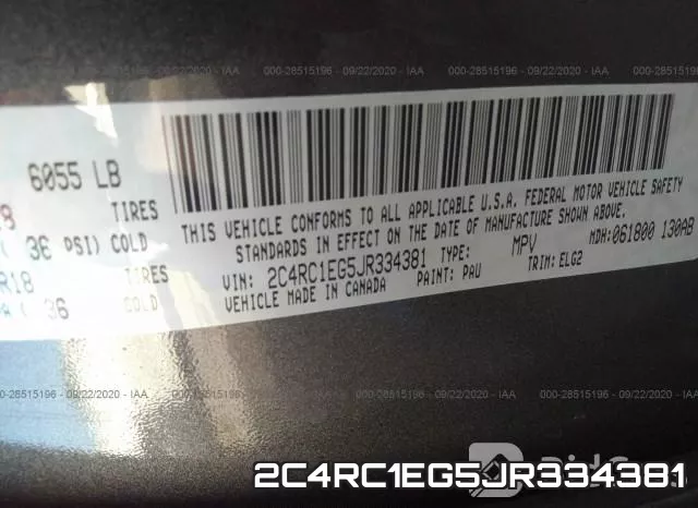 2C4RC1EG5JR334381 фото 10