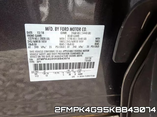 2FMPK4G95KBB43074 фото 2