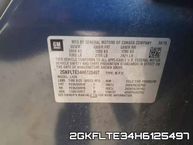 2GKFLTE34H6125497 фото 2