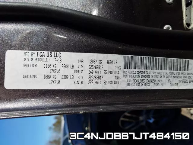3C4NJDBB7JT484150 фото 2