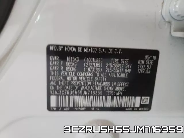 3CZRU5H55JM716359 фото 2