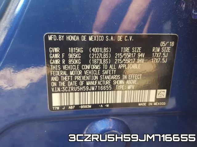 3CZRU5H59JM716655 фото 2