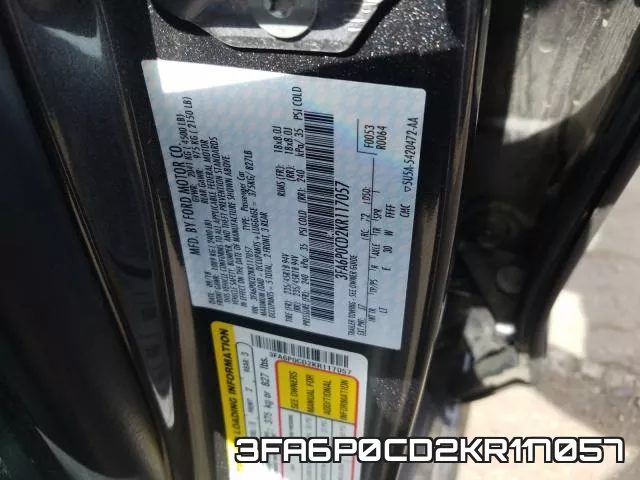 3FA6P0CD2KR117057 фото 2