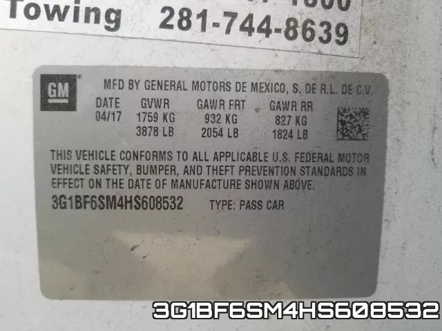 3G1BF6SM4HS608532 фото 2