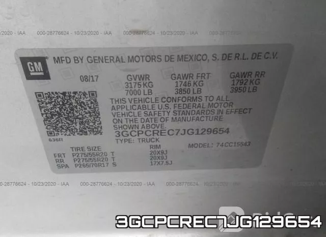3GCPCREC7JG129654 фото 10