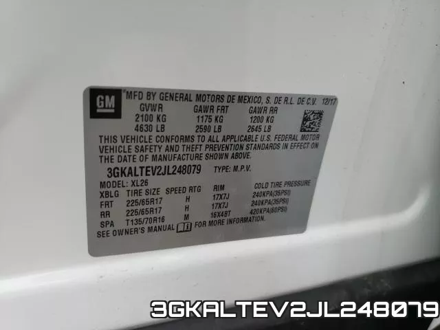 3GKALTEV2JL248079 фото 2
