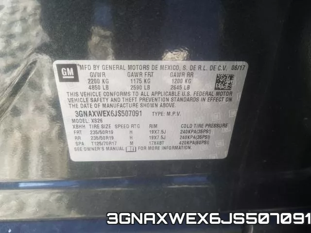 3GNAXWEX6JS507091 фото 2