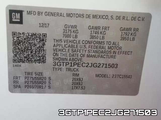 3GTP1PEC2JG271503 фото 2