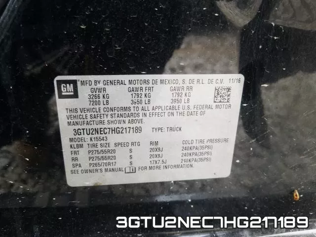 3GTU2NEC7HG217189 фото 2