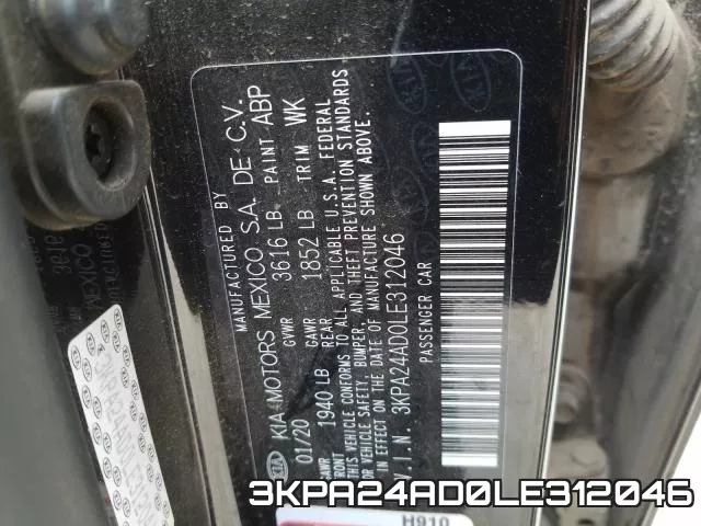 3KPA24AD0LE312046 фото 2