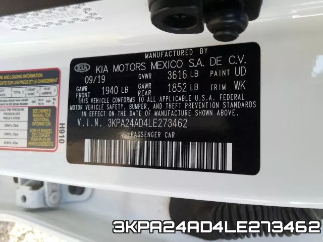 3KPA24AD4LE273462 фото 2