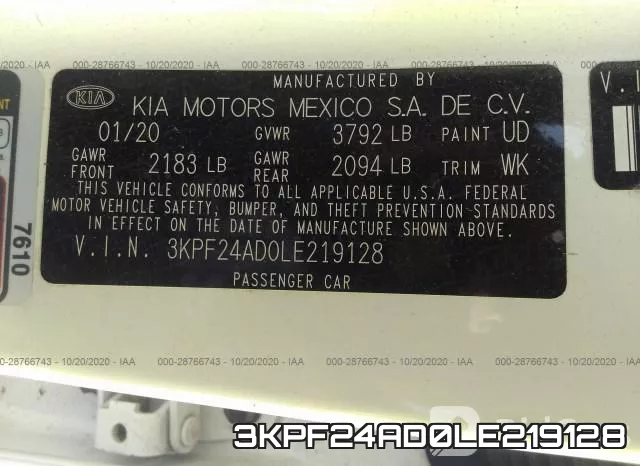 3KPF24AD0LE219128 фото 10