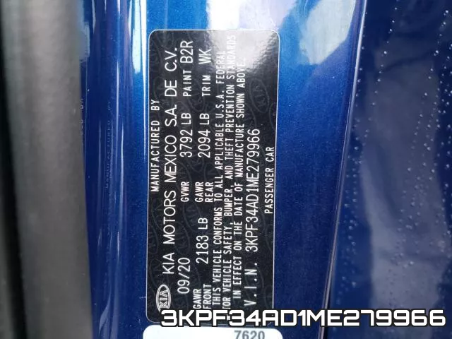 3KPF34AD1ME279966 фото 2
