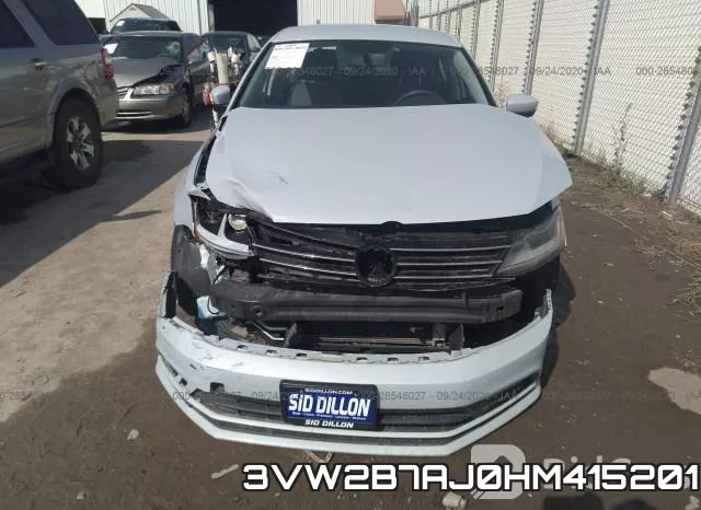 3VW2B7AJ0HM415201 фото 7