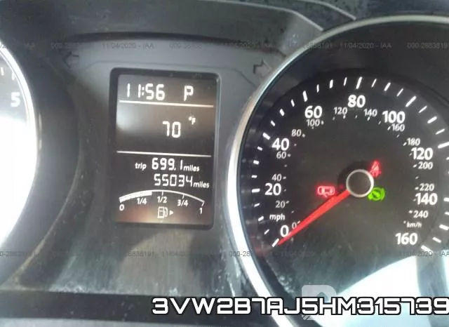 3VW2B7AJ5HM315739 фото 7